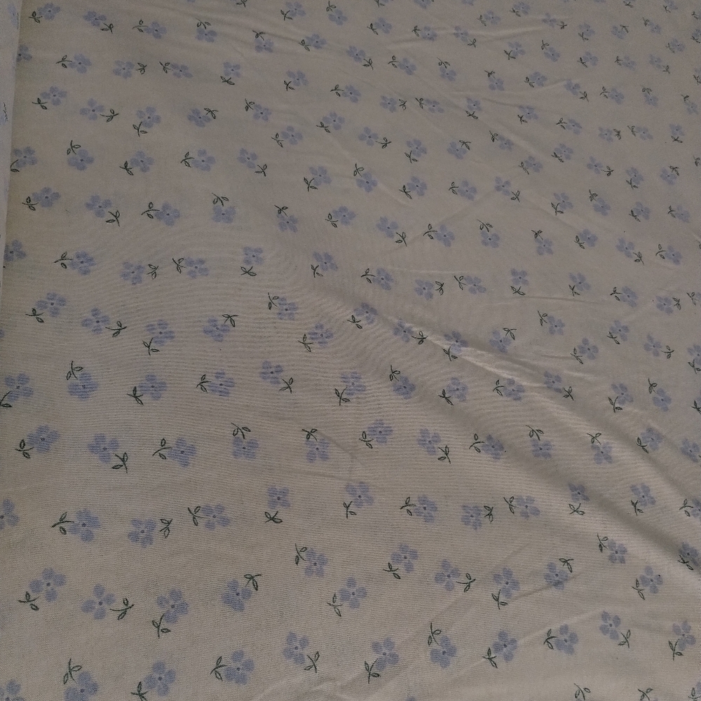 3 Continuous Yards Of Yellow Floral Fabric